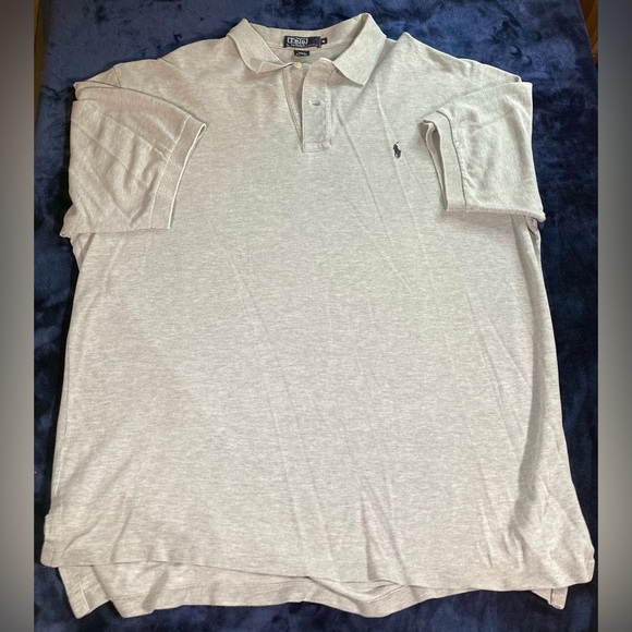 Vintage Ralph Lauren Polo, Grey, men’s size XL, with Dark Blue Polo Logo - Picture 2 of 5